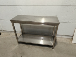 Stainless steel table - 140x50x105 cm